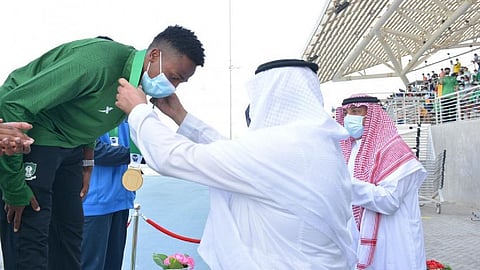 الماس يحجز تذكرة التأهل إلى بطولة العالم لألعاب القوى في كينيا