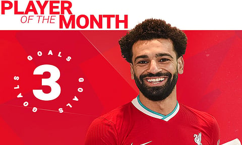 للشهر الثالث على التوالي.. محمد صلاح يفوز بجائزة الأفضل في ليفربول