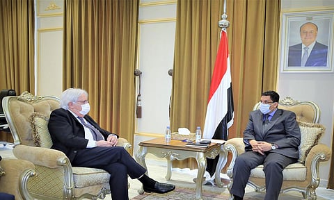 وزير الخارجية اليمني يبحث مع المبعوث الأممي سبل إنجاح المبادرة السعودية