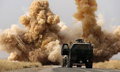 انفجار يستهدف رتلا لقوات التحالف الدولي جنوبي بغداد