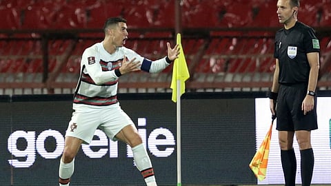 «يويفا» يوضح دور الاتحاد البرتغالي في إلغاء هدف رونالدو