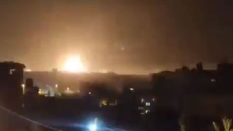 بالفيديو.. ملابسات سقوط صاروخ قرب مفاعل «ديمونة» النووي الإسرائيلي