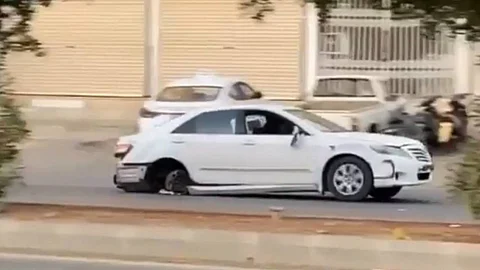 ضبط مفحط قاد مركبة بدون إطارات خلفية في الرياض