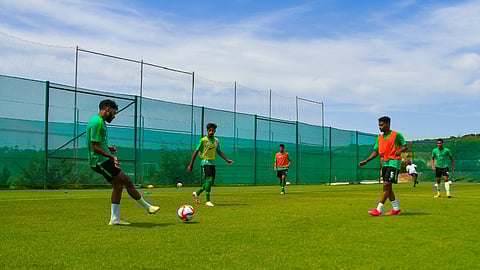 المنتخب السعودي تحت 23 عامًا يستأنف تدريباته استعدادًا للأرجنتين