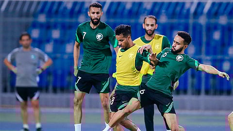 المنتخب السعودي يواصل تدريباته استعدادًا لمواجهة سنغافورة