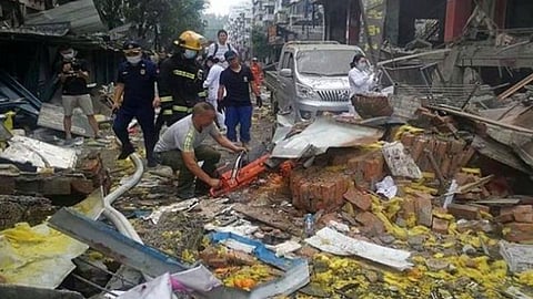 مقتل 11 شخصًا وإصابة 37 آخرين في انفجار غاز بالصين