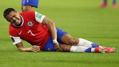 إصابة سانشيز تبعده عن منتخب تشيلي قبل افتتاح «كوبا أمريكا»