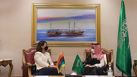 الأمير فيصل بن فرحان يبحث «تطورات إقليمية» مع وزيرة خارجية ليبيا