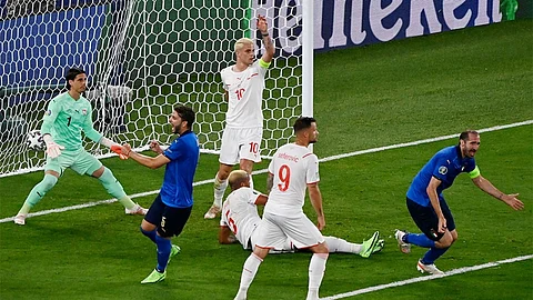 يورو2020.. إيطاليا تبلغ دور الـ 16 بثلاثية في شباك سويسرا