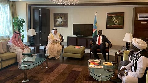 سفير المملكة بجنوب السودان يبحث مع نائب الرئيس تعزيز العلاقات الثنائية