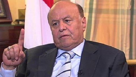 الرئيس اليمني: ميليشيا الحوثي الإرهابية تواصل التصعيد خدمة لأجندة طهران