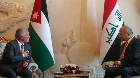 العاهل الأردني يؤكد الوقوف بجانب العراق للحفاظ على أمنه واستقراره