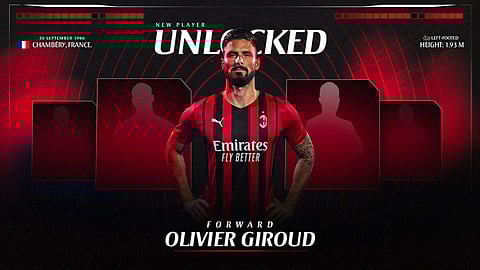 ميلان يعلن تعاقده مع المهاجم الفرنسي أوليفيه جيرو