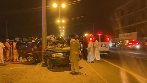 الهلال الأحمر: حالة وفاة في حادث تصادم بالباحة