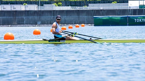 حسين علي يخرج من المنافسة على ميداليات التجديف بأولمبياد طوكيو