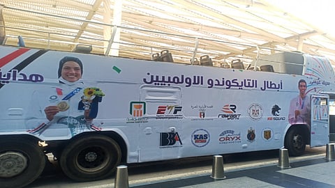 استقبال حافل للاعبين مصريين فازا بميداليتين في أولمبياد طوكيو