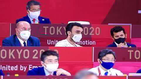 الفيصل ووزير الرياضة المصري يساندان طارق حامدي في الدورة الأولمبية