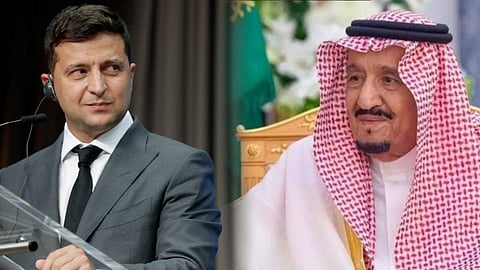 خادم الحرمين وولي العهد يهنئنان رئيس أوكرانيا بذكرى استقلال بلاده