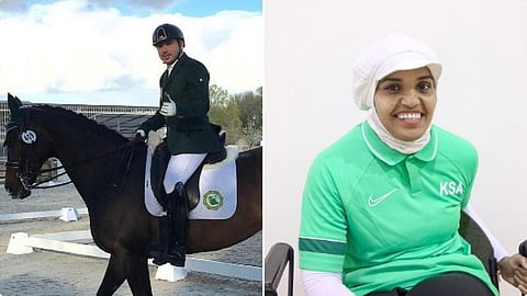 «شربتلي» و«الجمعة» يحملان علم المملكة في افتتاح الألعاب البارالمبية