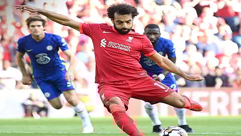 بالفيديو.. صلاح يحتفل بهدفه رقم «99» في «بريميرليج»