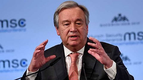 جوتيريش يعرب عن قلقه إزاء تفاقم الأزمة الإنسانية والاقتصادية في أفغانستان