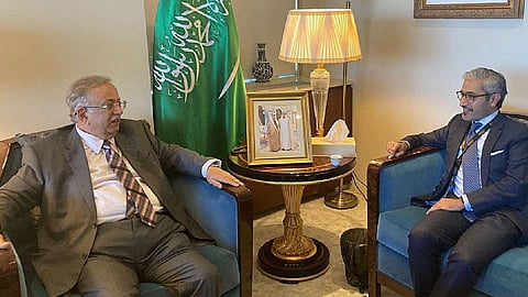 المعلمي ومندوب الإمارات بالأمم المتحدة يبحثان الموضوعات المشتركة والقضايا الدولية