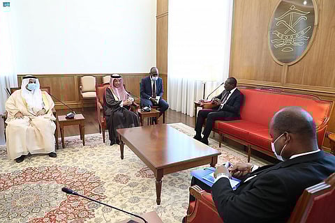 President Patrice Talon of the Republic of Benin received today an official Saudi delegation headed by Advisor at the Royal Court Ahmed bin Abdulaziz Qattan