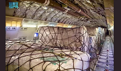Saudi Arabia Sends 15th Relief Plane with 31 Tons of Relief Aid for Palestinian People in Gaza