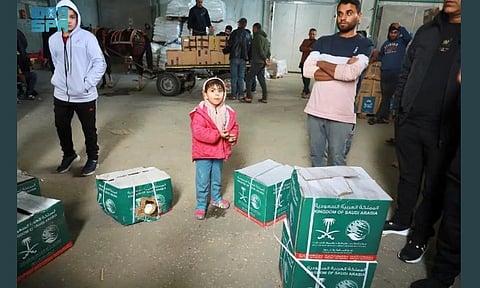 Saudi Relief Efforts to Help Palestinians in Gaza Continue