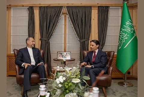 Saudi Foreign Minister Meets with Iranian Counterpart