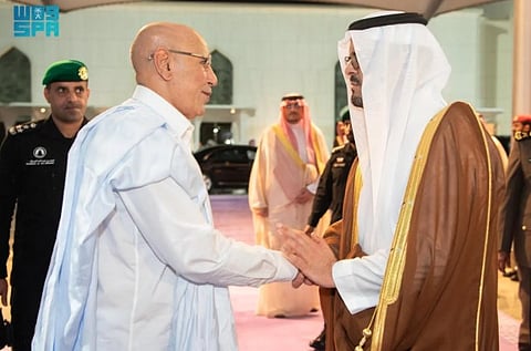 Mauritanian President Leaves Jeddah