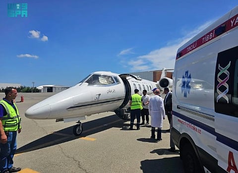 Citizen Injured in Traffic Accident in Baku Evacuated to the Kingdom by Air Medical Service
