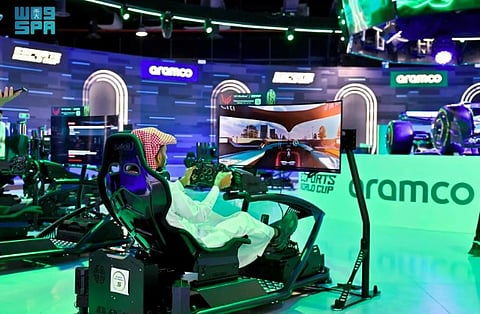 Under the theme of Innovation and Experience, Saudi Aramco's pavilion at the Esports World Cup
