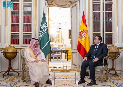 Saudi Minister of Foreign Affairs Prince Faisal bin Farhan bin Abdullah