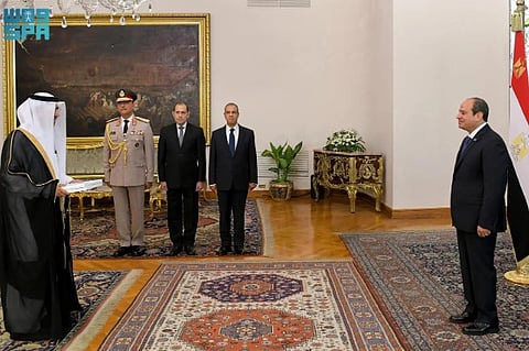 Ambassador Saleh bin Eid Al-Husseini, the Saudi Ambassador to Egypt