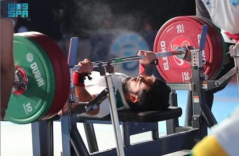 Saudi Paralympic weightlifter, Adnan Nour Saeed