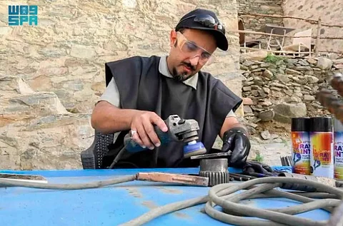From Scrap to Sculpture: Al-Baha's Metal Maestro