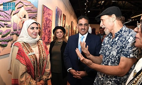 Arab plastic artists, including Saudi, are participating in the second edition of the Beyond the Frame exhibition