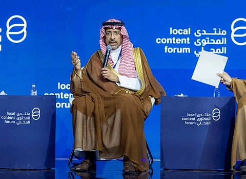 Minister of Industry and Mineral Resources and Chairman of the Board of Directors of the Local Content and Government Procurement Authority Bandar Alkhorayef
