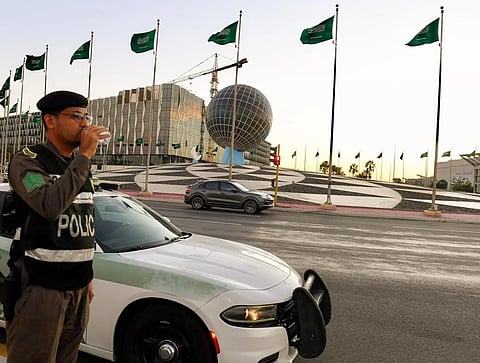 Traffic Officers Maintain Road Safety During Ramadan Iftar Rush