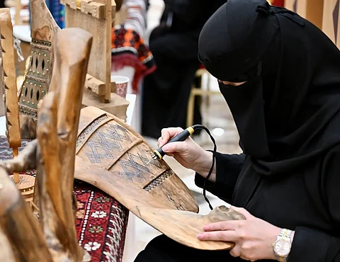 Families Working in Cottage Industry’s Corner Enriches Buraidah Dates Carnival