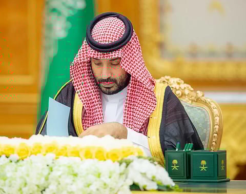Saudi Arabia Crown Prince Chairs Cabinet Session in Riyadh
