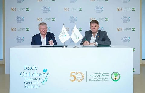 KFSHRC Inks Agreement with Rady Institute for Genetic Screening of Newborns