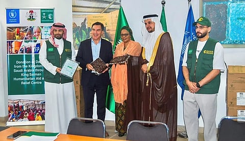 KSrelief Delivers 68 Tons of Dates to the World Food Programme in Nigeria