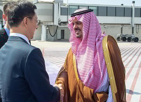 Vice President of China Departs Jeddah