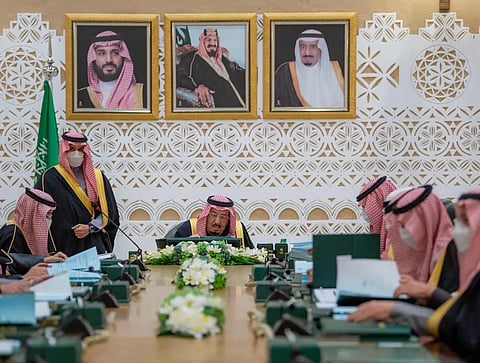 The Custodian of the Two Holy Mosques Chairs Cabinet Session in Riyadh