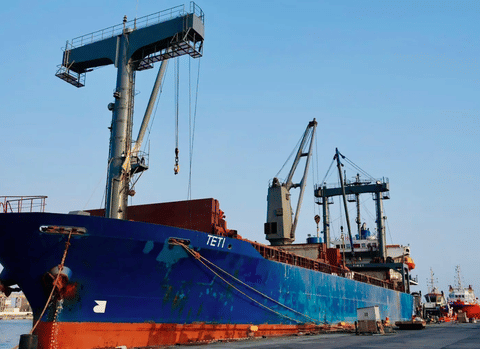 Jazan Port Expands Export Capabilities with First Bagged Cement Shipment