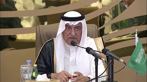Saudi Arabia's Minister of Foreign Affairs Dr. Ibrahim bin Abdulaziz Al-Assaf
