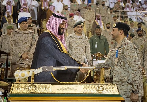 Saudi crown prince attends graduation ceremony of King Abdulaziz Military College