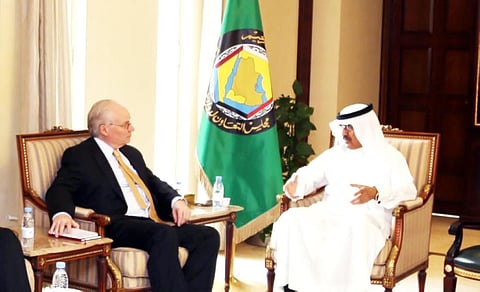 GCC senior official meets with a UN senior official